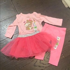Garanimals | baby girl onsie, leggings and tutu